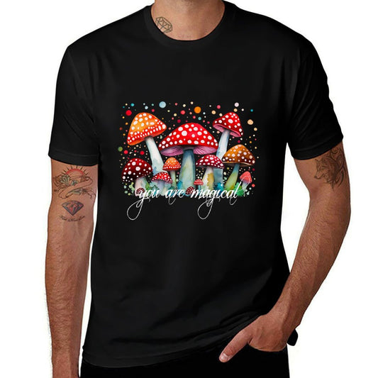 YOU ARE MAGICAL Mushrooms Different Lovely Special Unique  Vintage-inspired T-Shirt