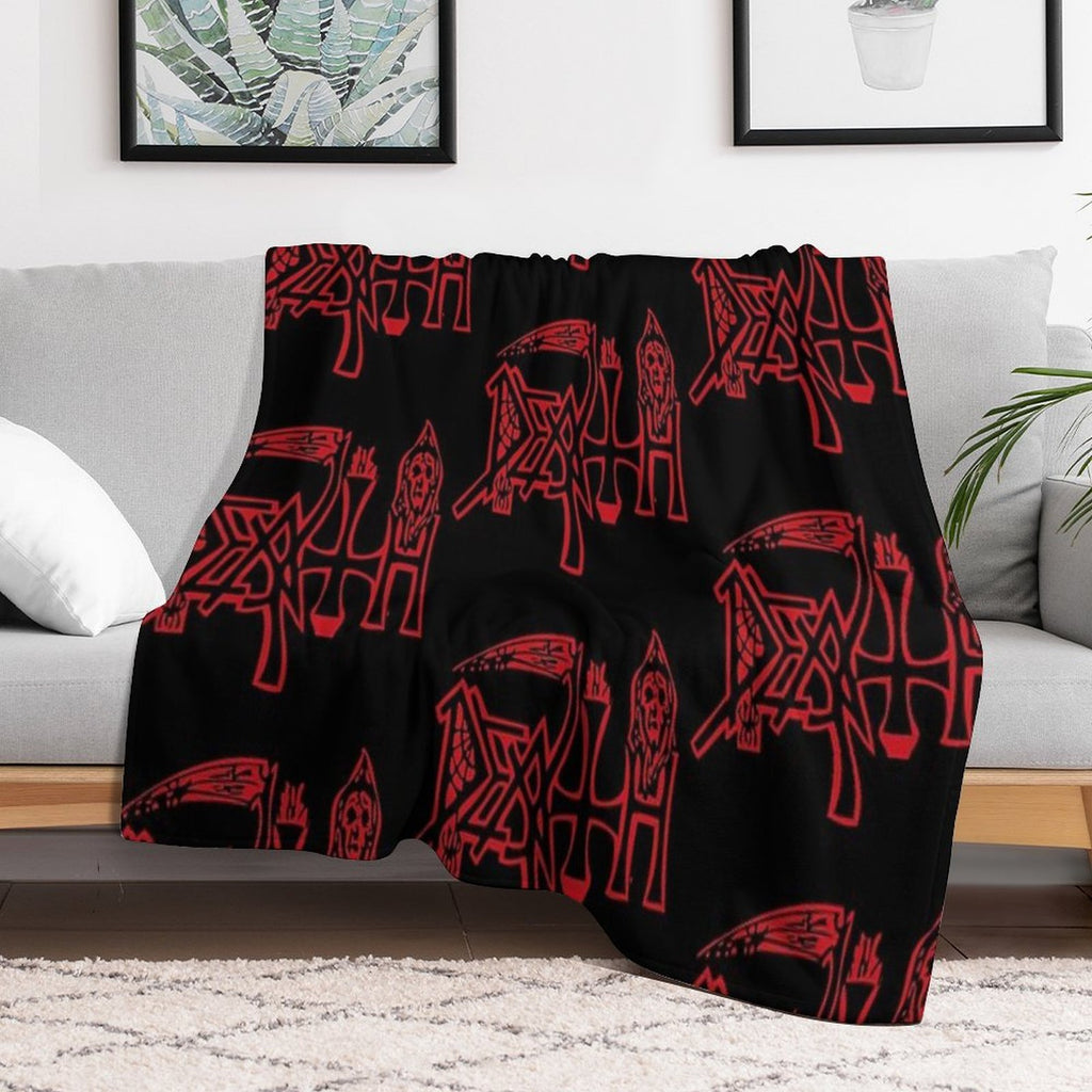 DEATH LOGO Compact Throw Blanket