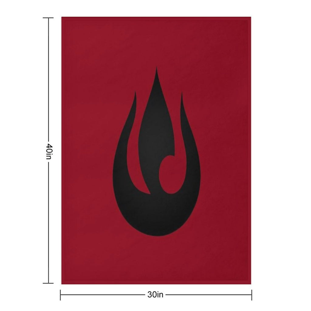 Fire Nation Logo All-season Throw Blanket