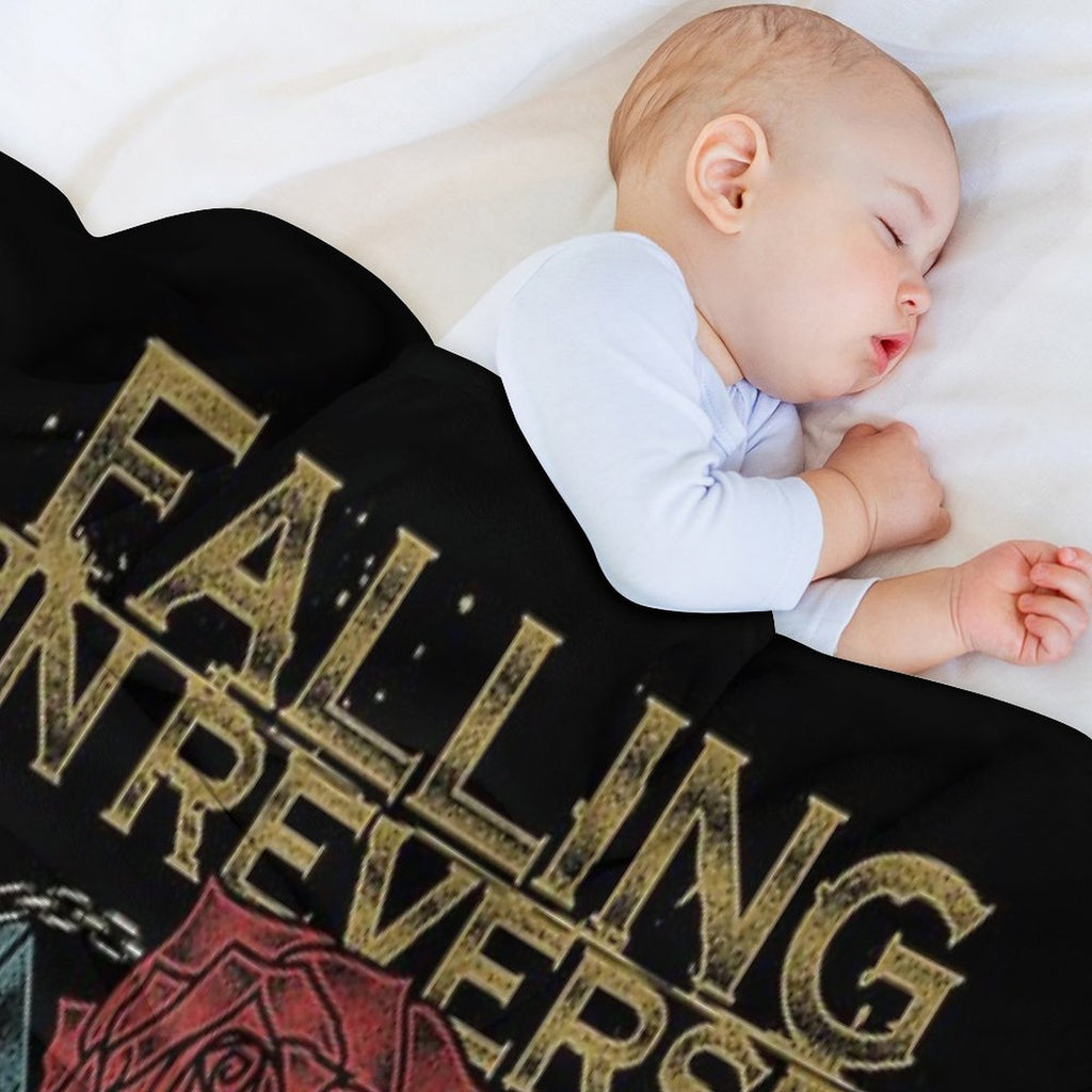 Falling In Reverse - Official Merchandise - The Death Vintage Anti-pilling Throw Blanket