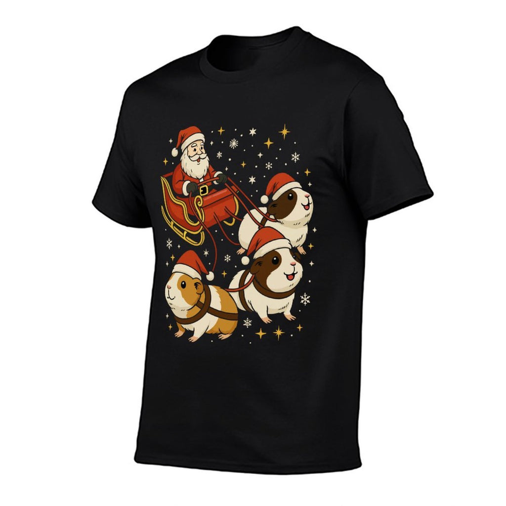 Funny Guinea Pig Christmas  Trendy Pattern T-Shirt