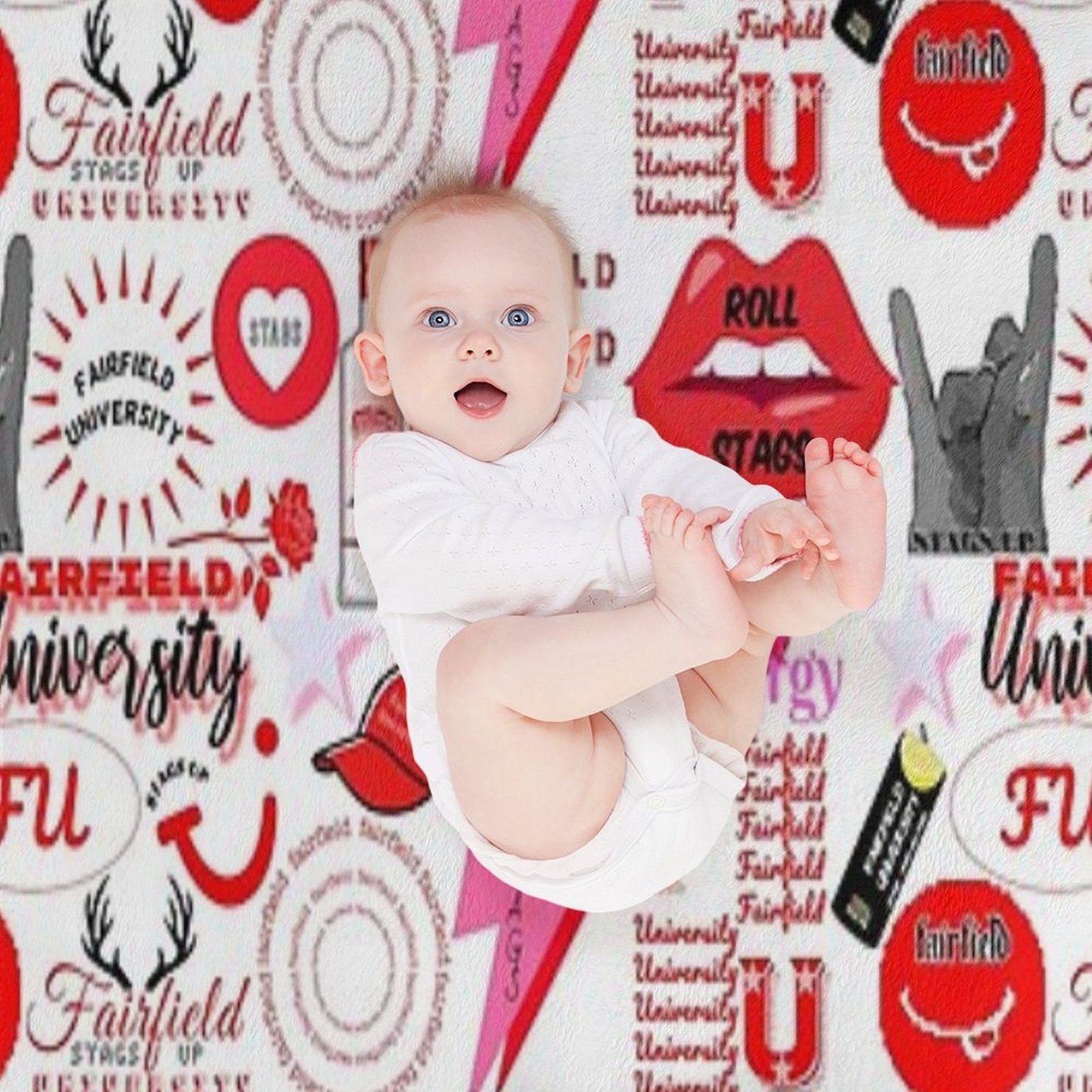 Fairfield University Quick-dry Throw Blanket