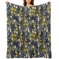 Woodland Flora Durable Throw Blanket