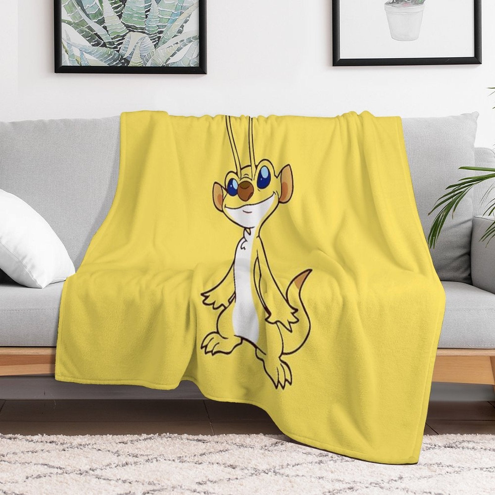 Sparky Experiment 221 - Lilo And Stitch Eco-conscious Throw Blanket