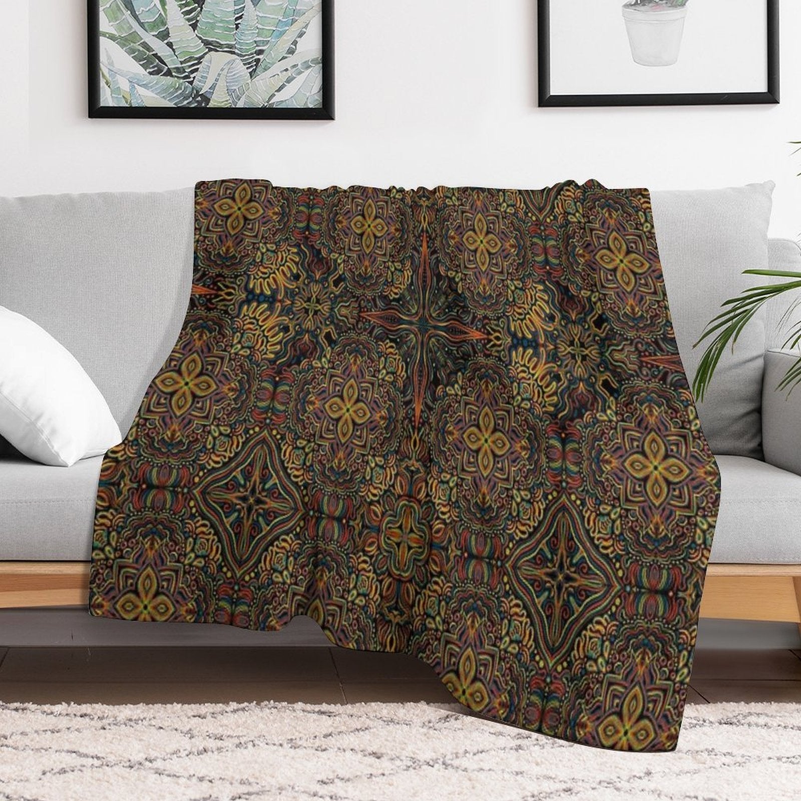 Where Do You End & I Begin Multi-functional Throw Blanket