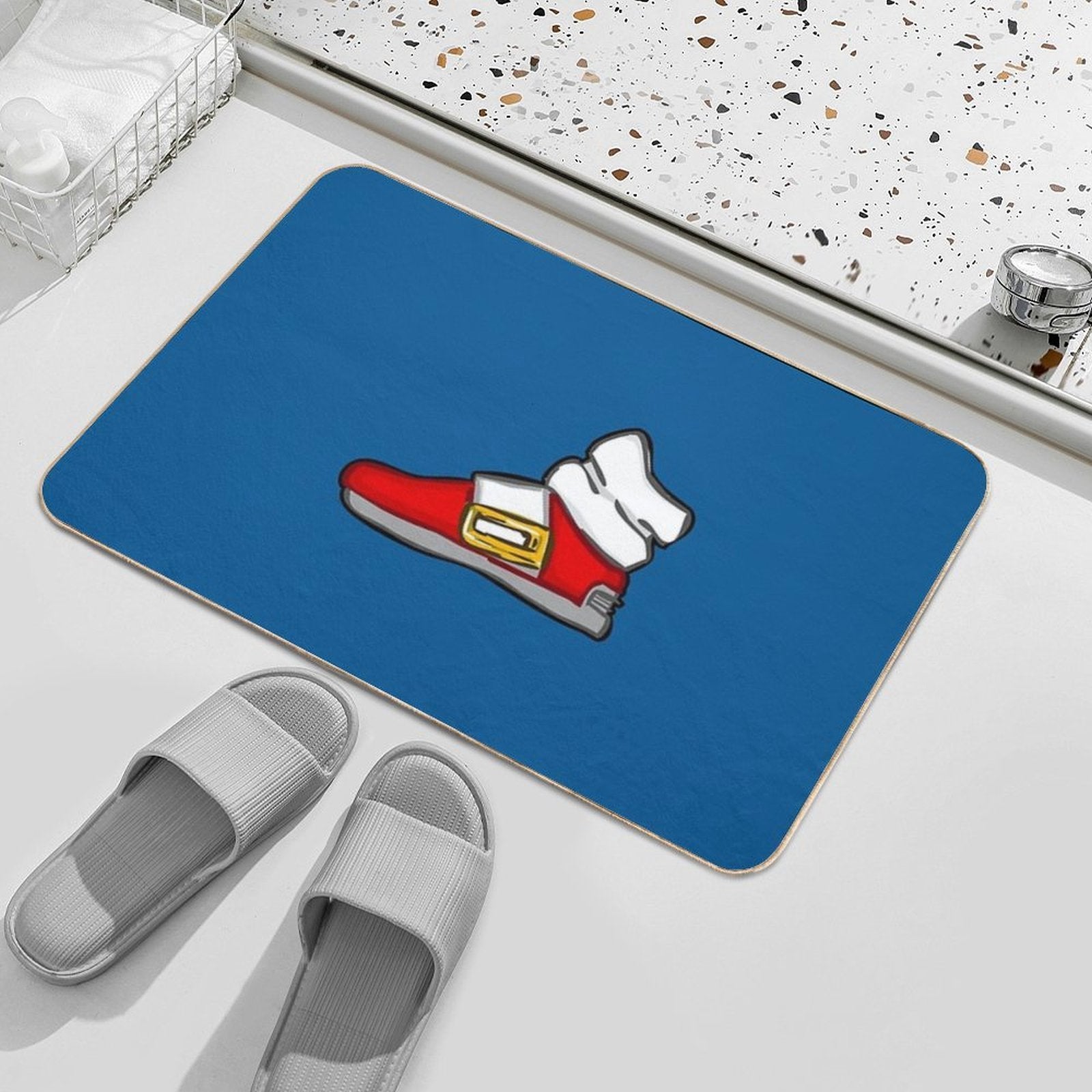 SONIC THE HEDGEHOG SHOE  Pet-Safe Bath Mat