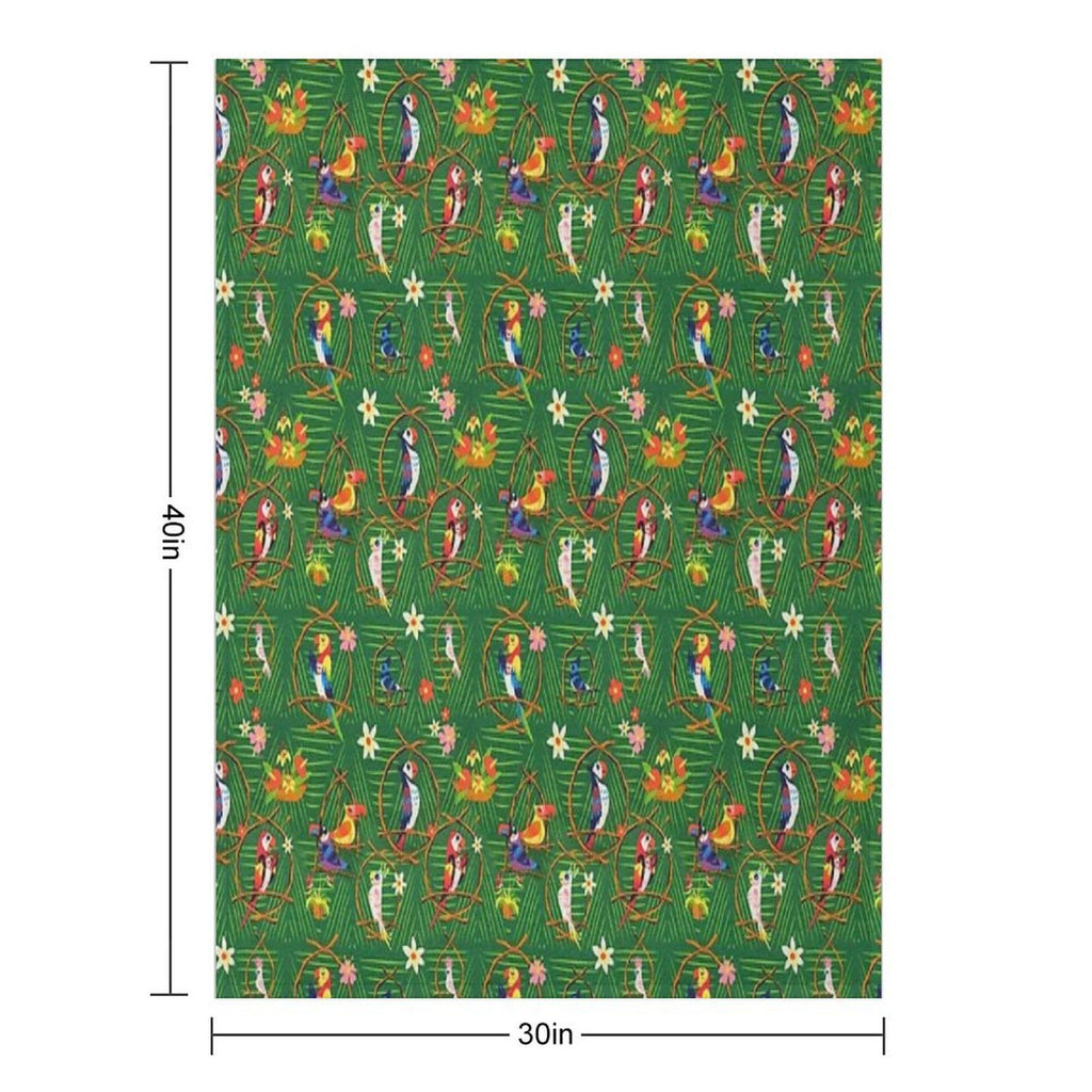 Enchanted Tiki Room Quick-dry Throw Blanket