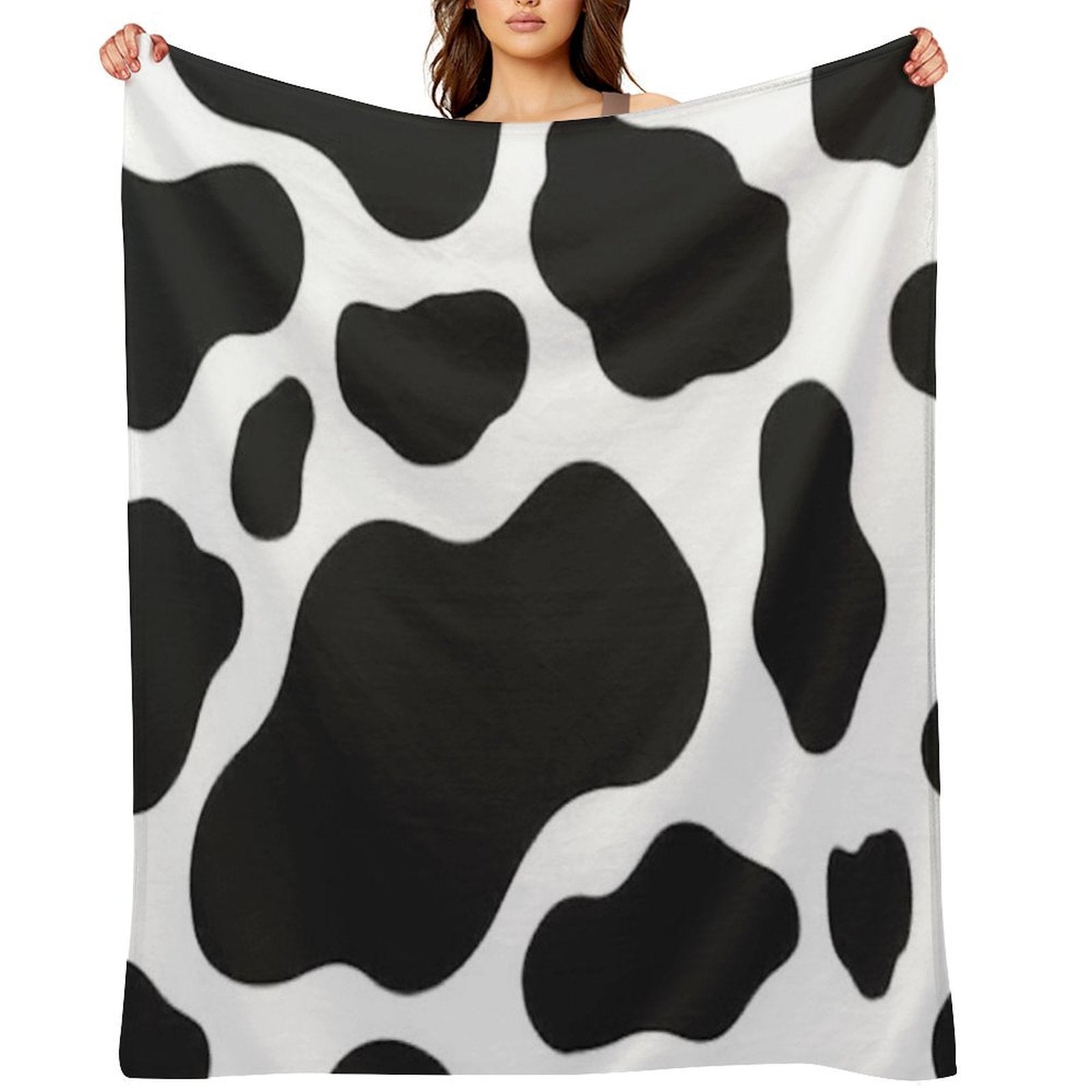 Cow Print Comfort Throw Blanket