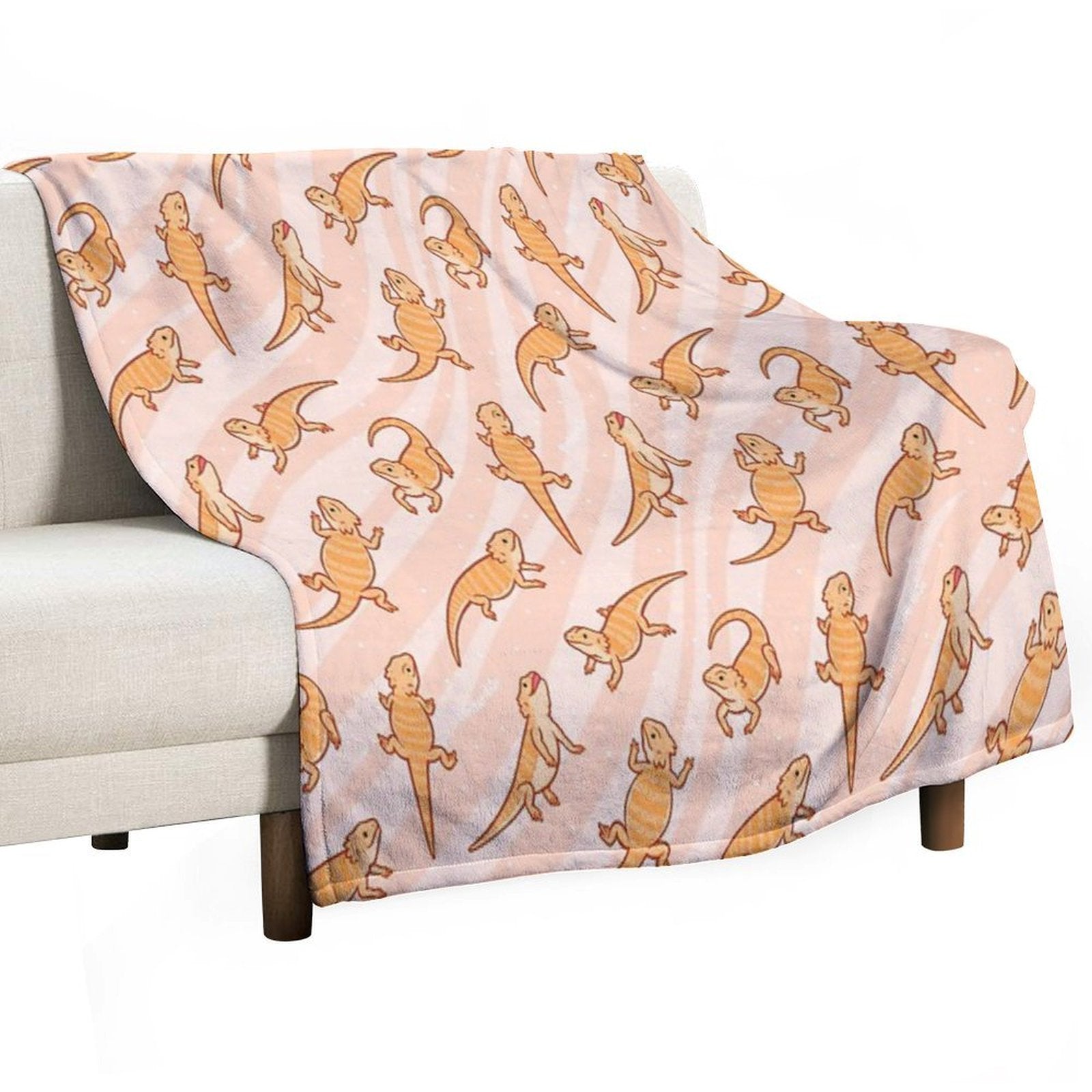 Bearded Dragons Versatility Throw Blanket