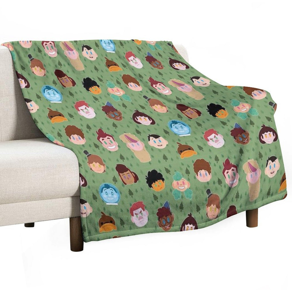 Camp Campbell Pattern Gift-ready Throw Blanket