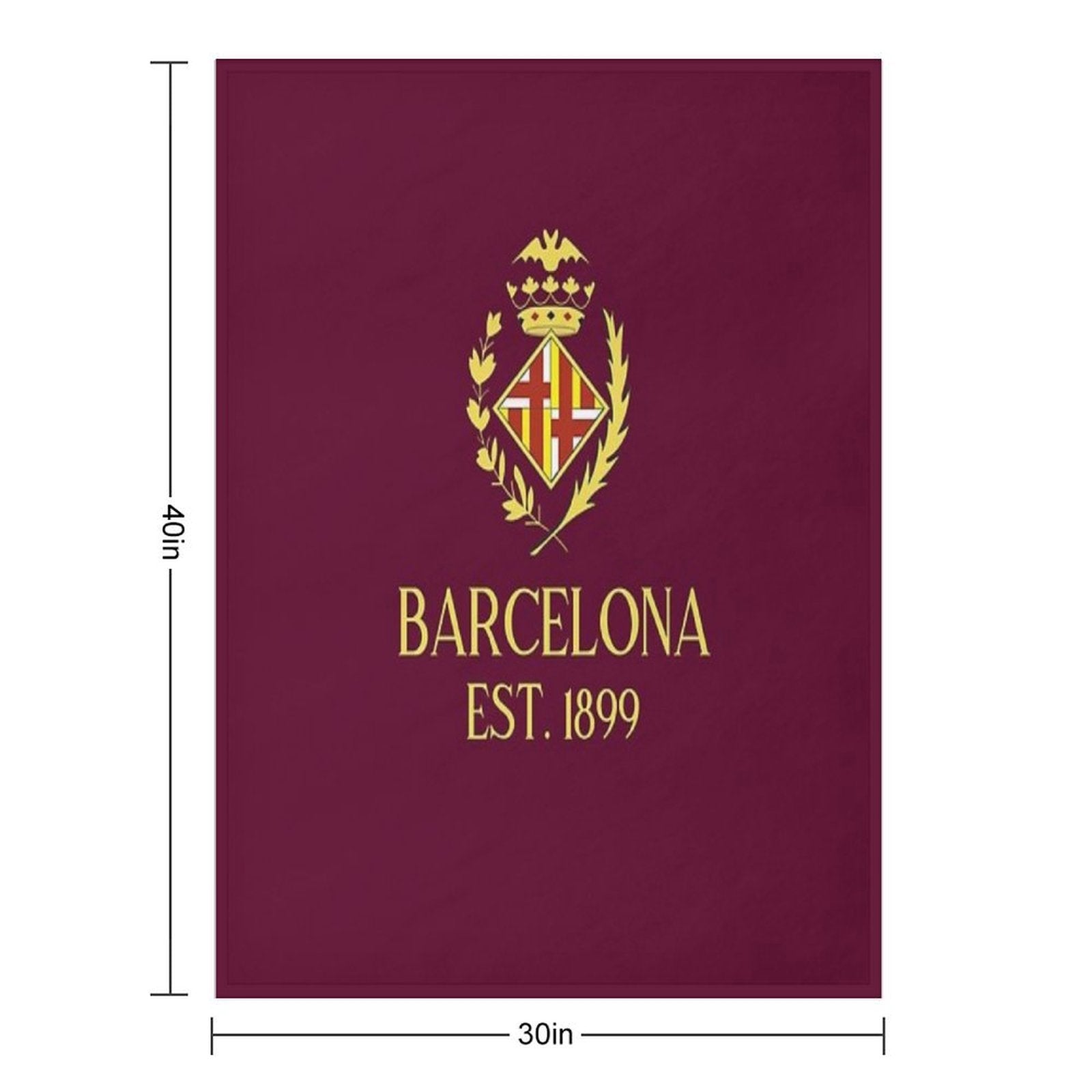 Barcelona Easy Care Throw Blanket