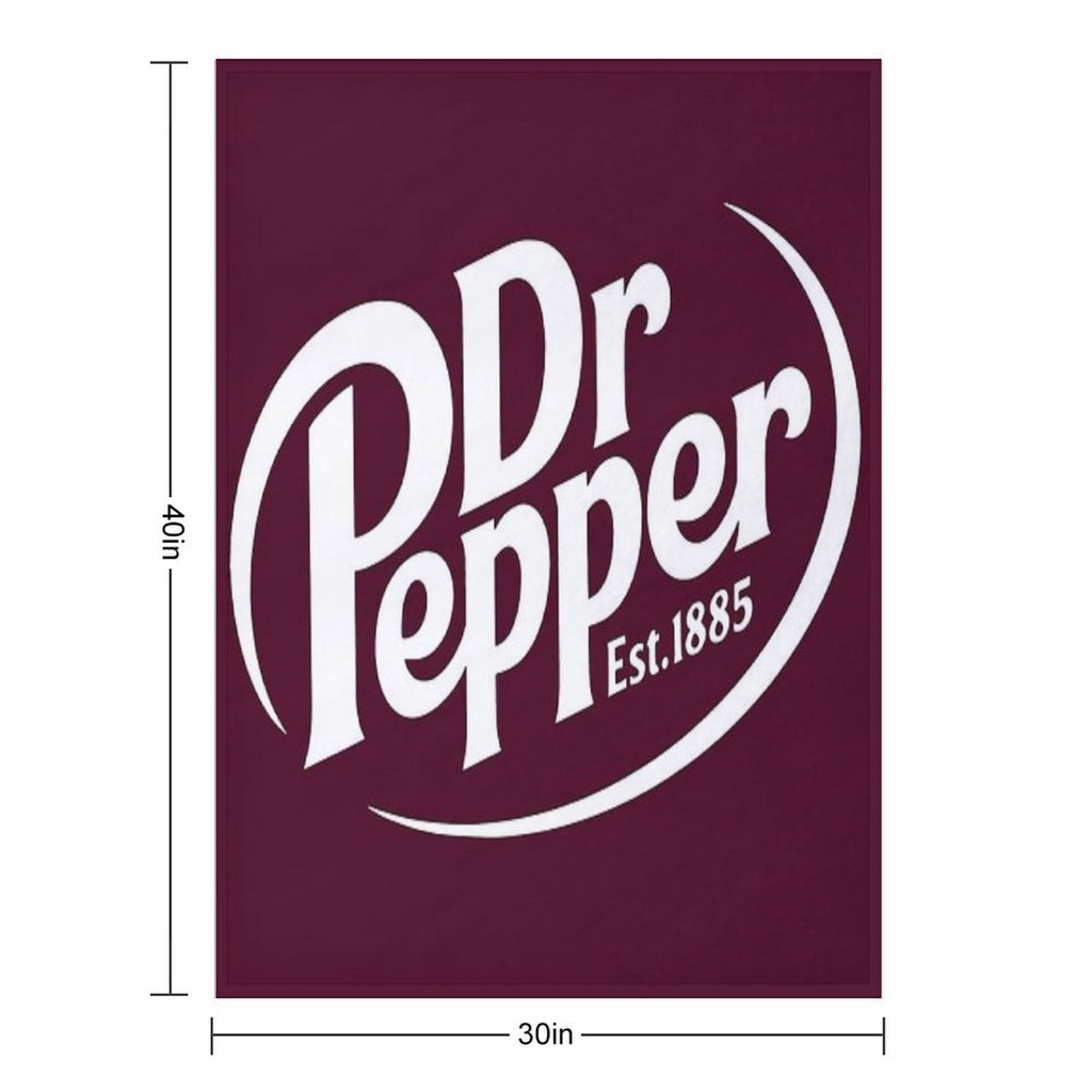 Dr Pepper Soda Shrink-resistant Throw Blanket