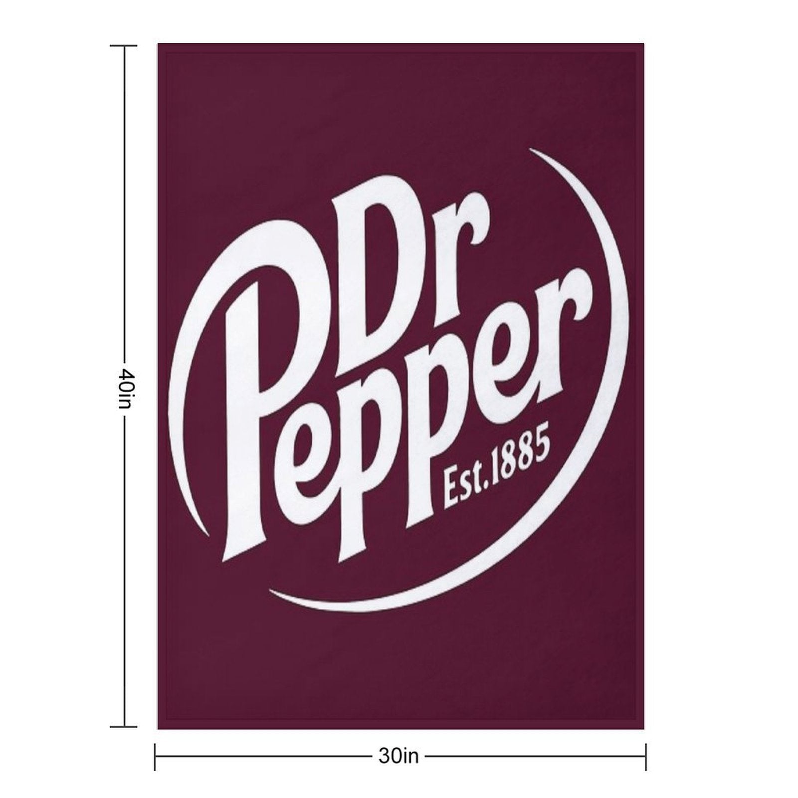 Dr Pepper Soda Shrink-resistant Throw Blanket