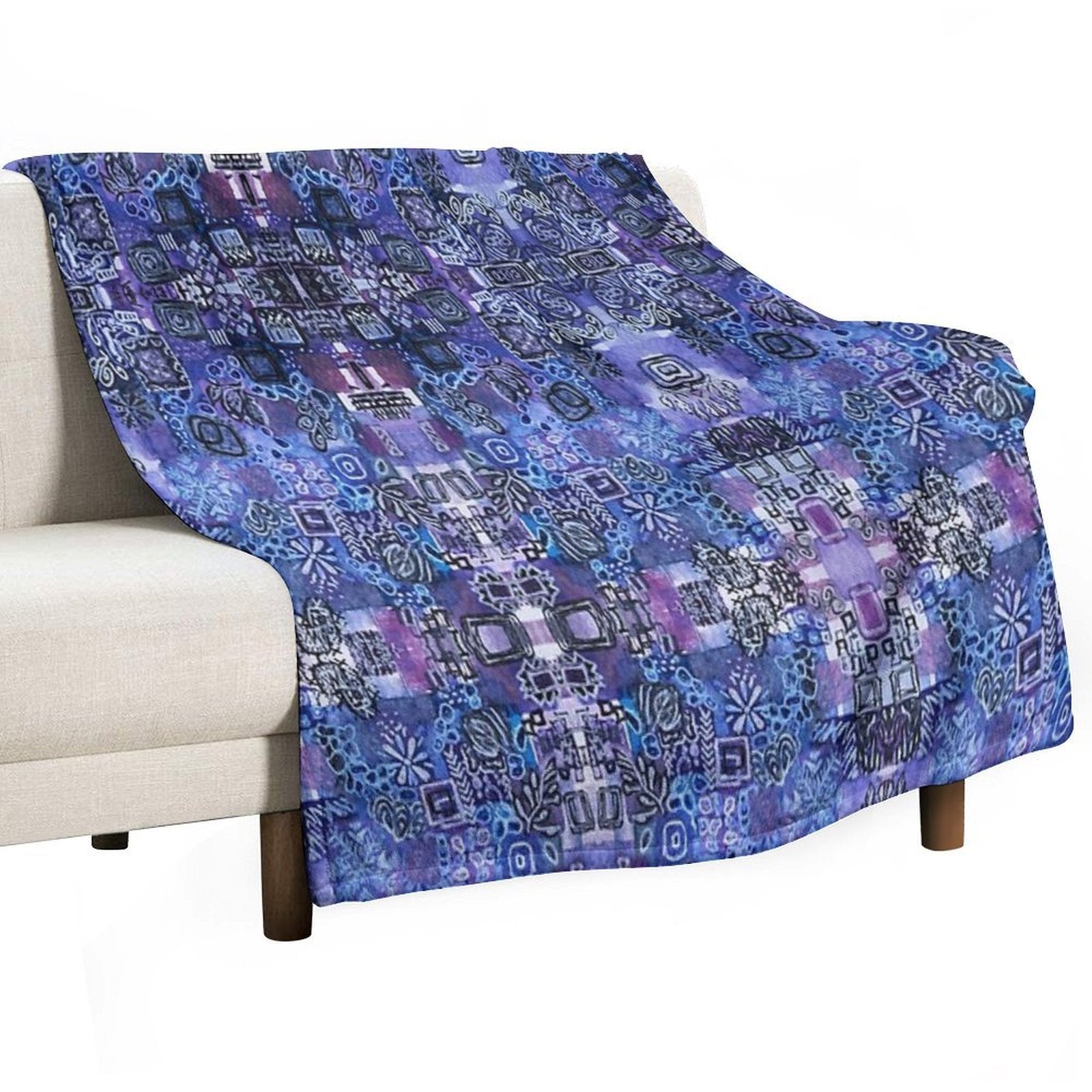 MINI Art 4 PATTERN 2 Durable Throw Blanket
