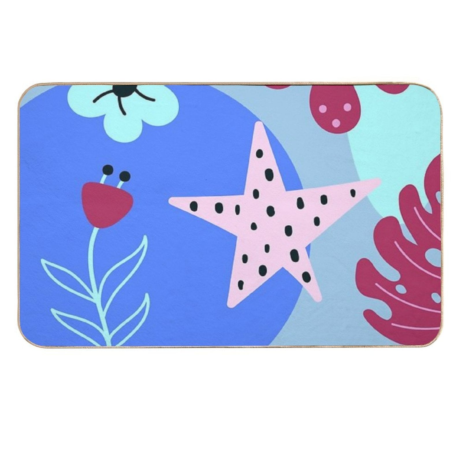 Whimsical Simplicity  Dirt-Trapping Bath Mat