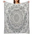 Golden Mandala Premium Throw Blanket