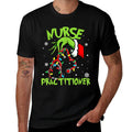 Nurse Practitioner Nurse Practitioner Christmas Nurse Xmas  Cotton T-Shirt