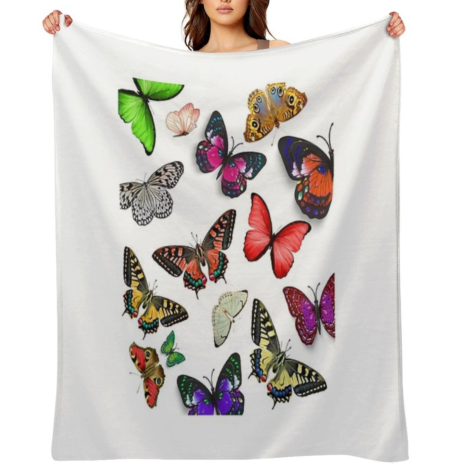 Mix Butterflies Versatility Throw Blanket