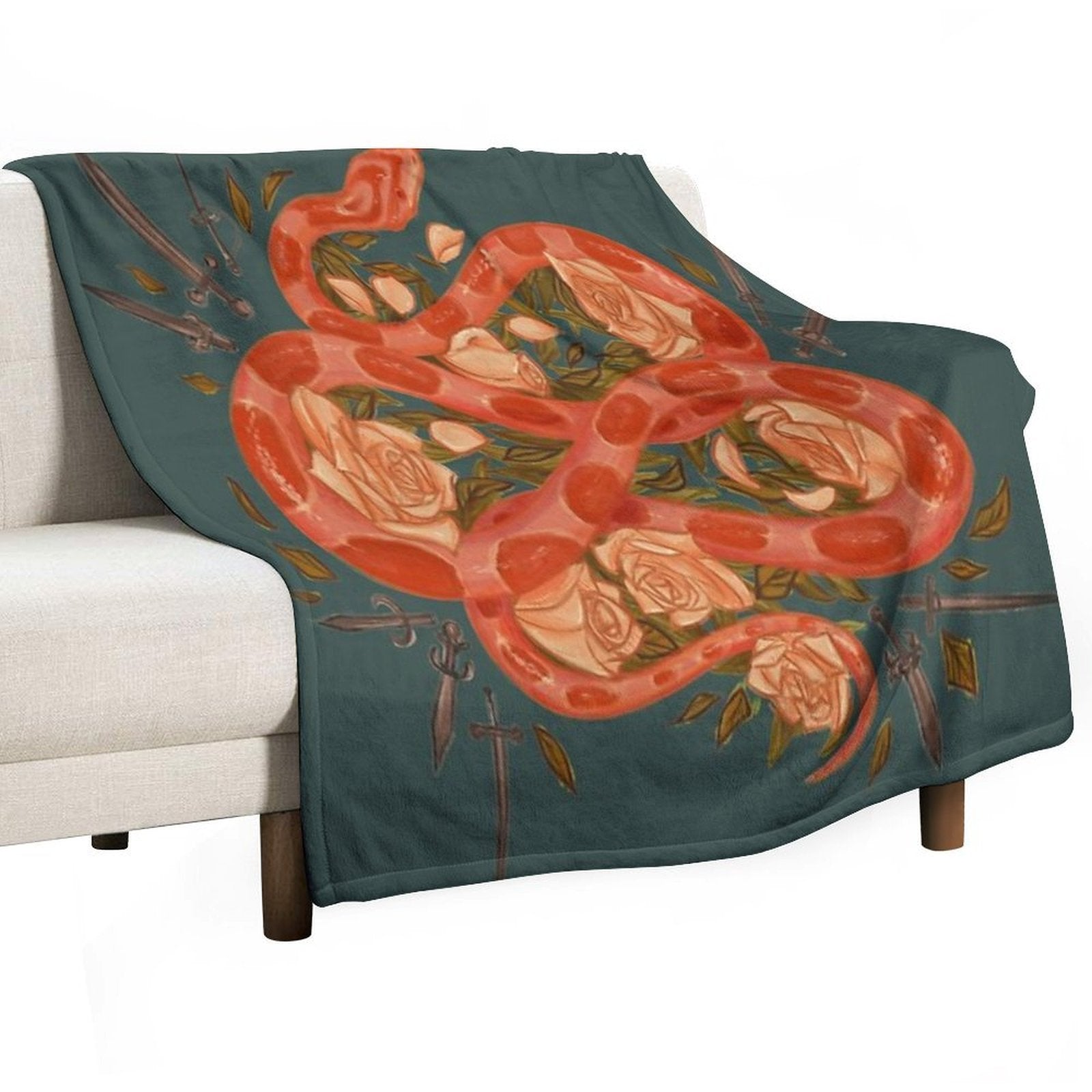 Corn Snake Sweetie Shrink-resistant Throw Blanket