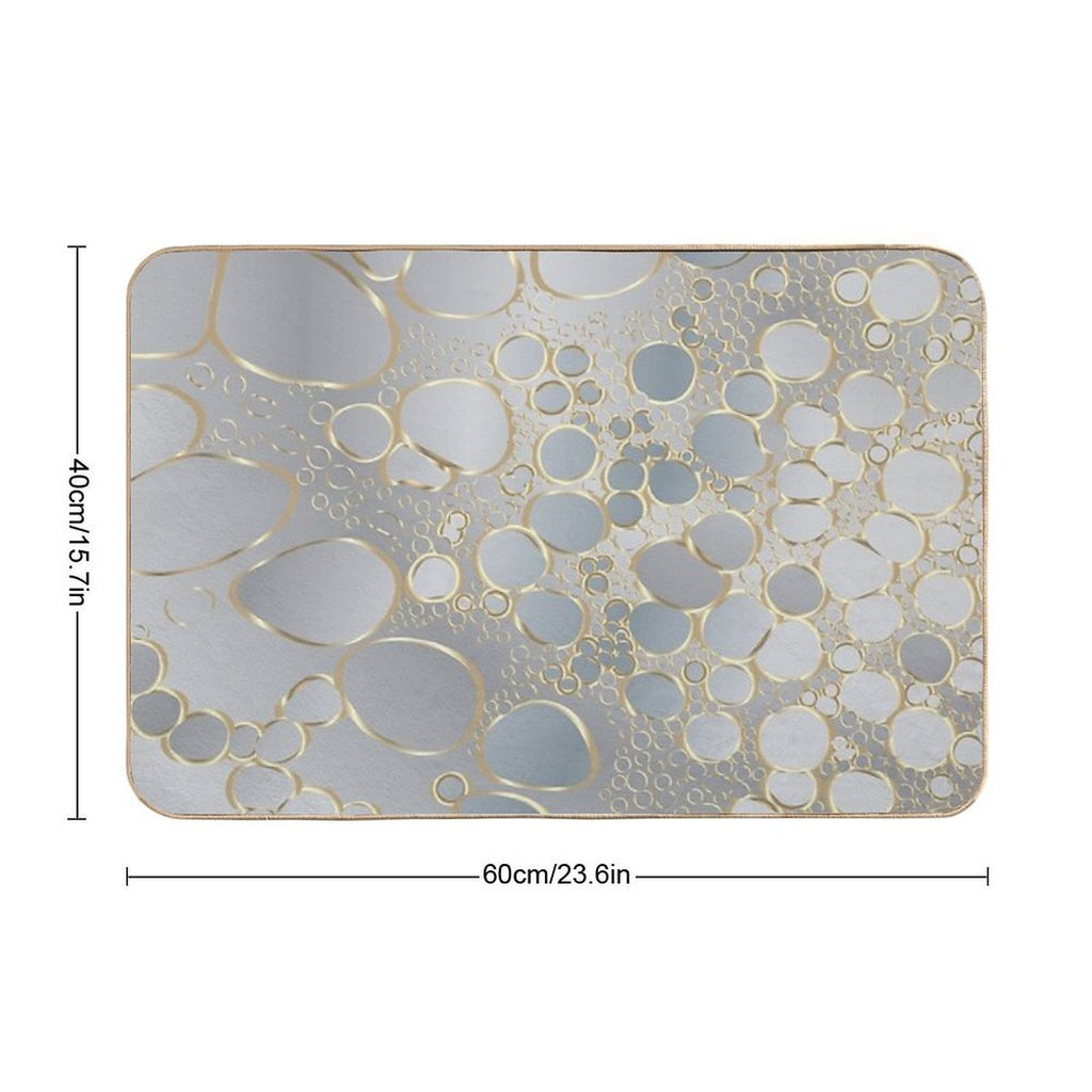Abstract Digital Work  Slip-Resistant Bath Mat