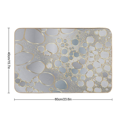 Abstract Digital Work  Slip-Resistant Bath Mat