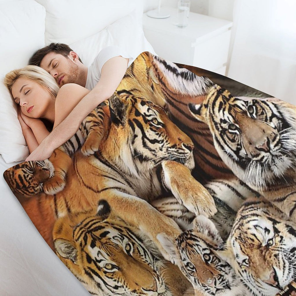 Tigers Gift-ready Throw Blanket