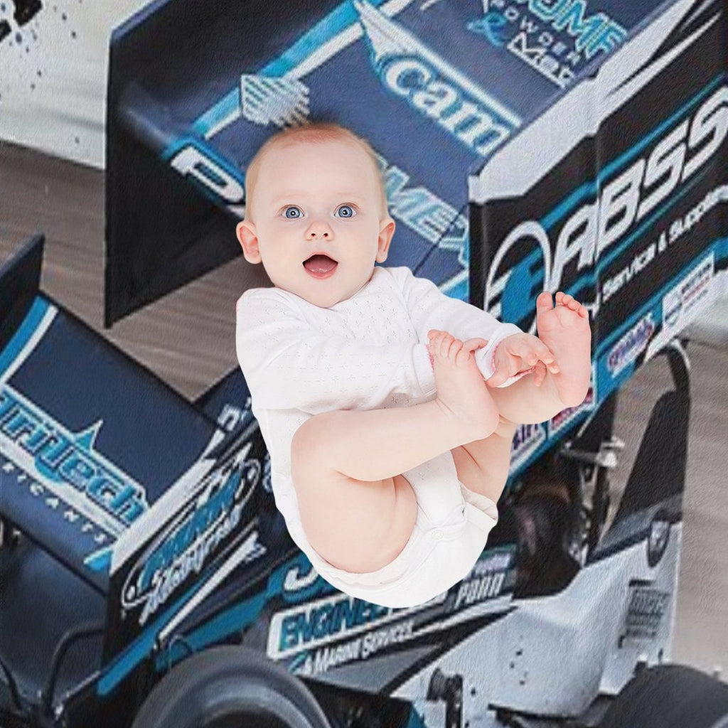 Big 410 Sprint Car All-season Throw Blanket