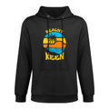 Womens Beachy Keen - Beach Pun Funny Summer Unisex Design Hoodie