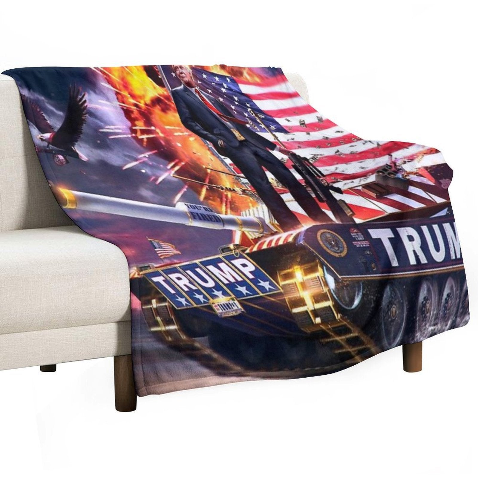 Donald Trump Anti-pilling Throw Blanket