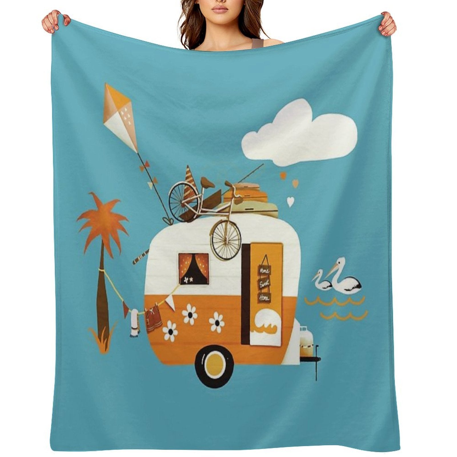 Caravan Durable Throw Blanket