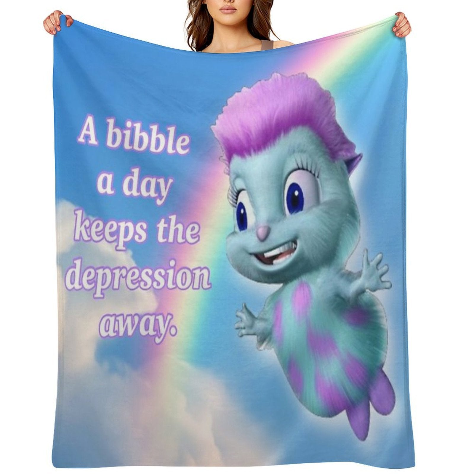 Bibble Motto Durable Throw Blanket