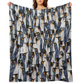 Singing Penguin Durable Throw Blanket