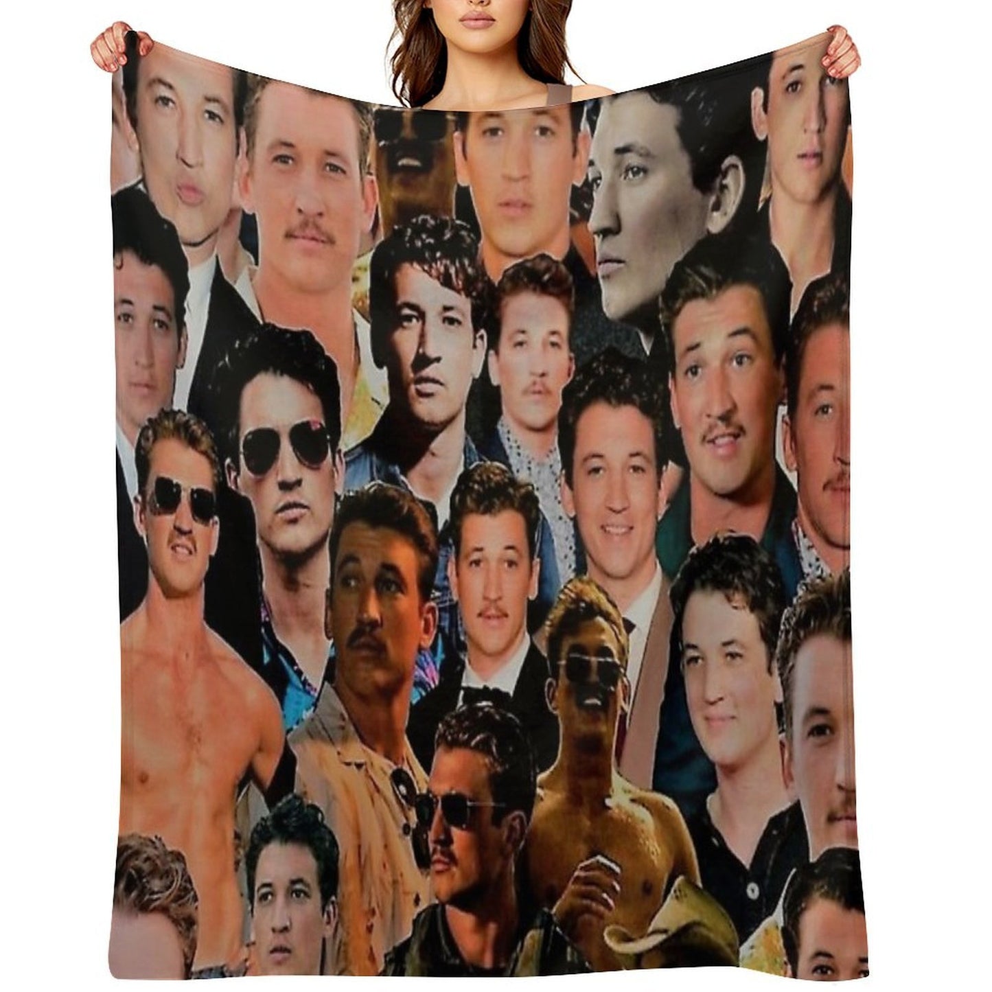 Miles Aesthetic College Versatility Throw Blanket