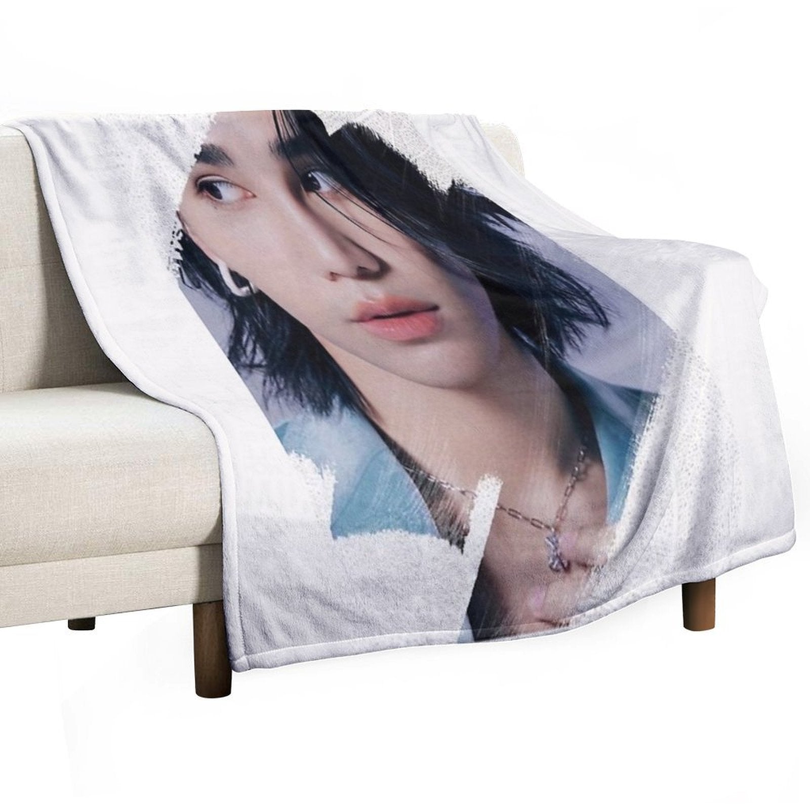 Jeff Satur Saturdayss Favourite Boy BL SERIES Star Actor Thai Asian Cutie Pie Compact Throw Blanket