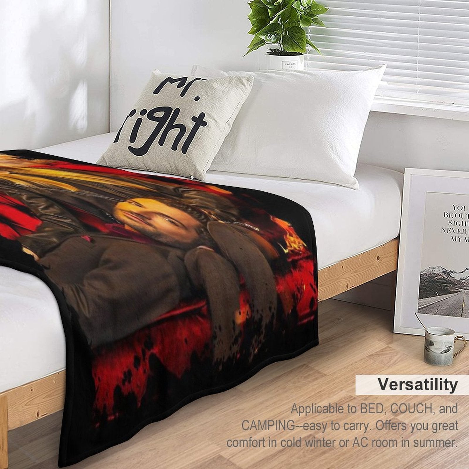 LUCIFER Anti-pilling Throw Blanket