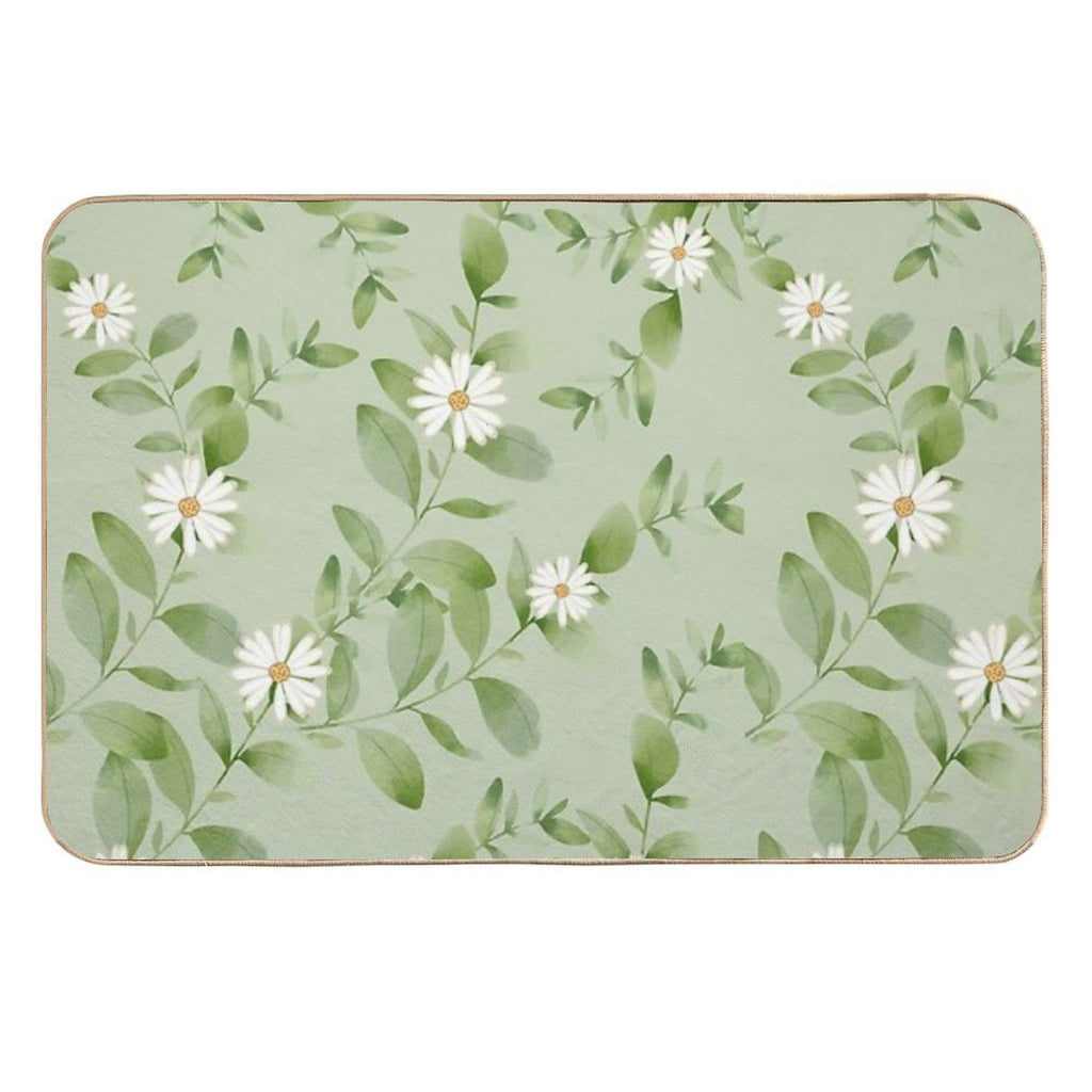 Plants  Flowers  Anti-Trip Bath Mat