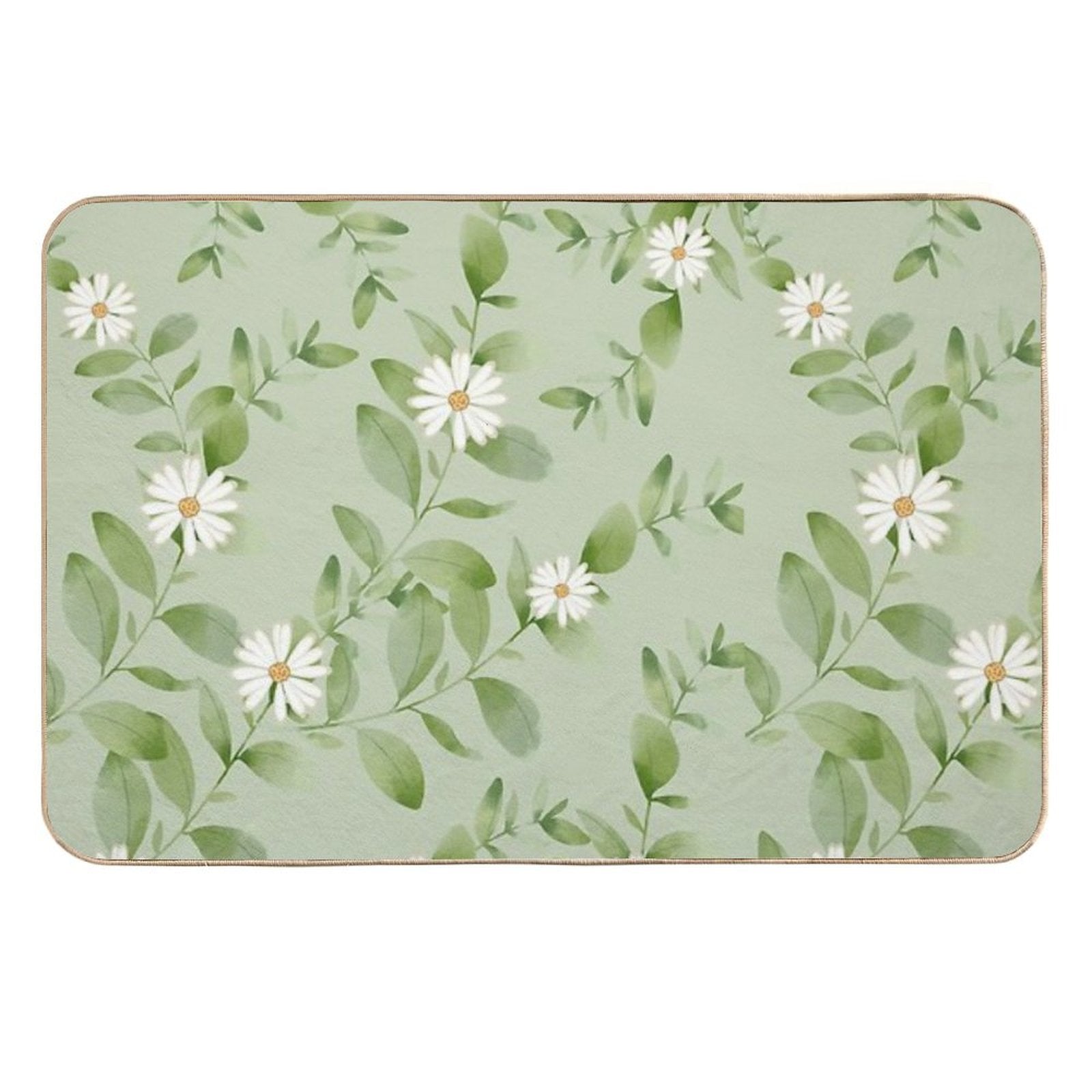 Plants  Flowers  Anti-Trip Bath Mat