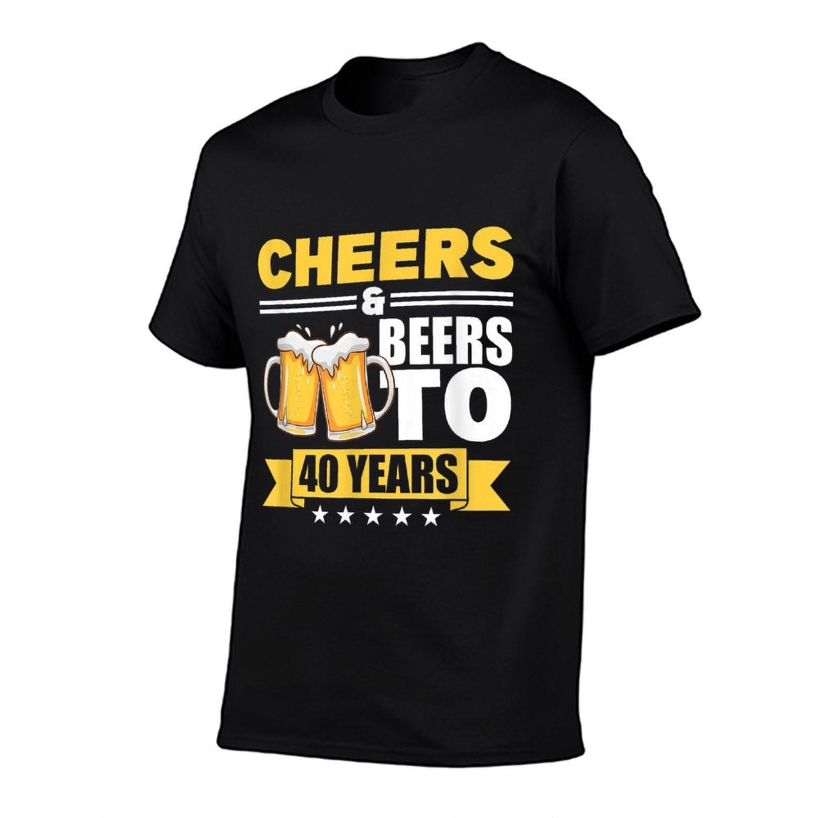 Cheers And Beers To 40 Years - 40th Birthday  Slim-fit Cut T-Shirt