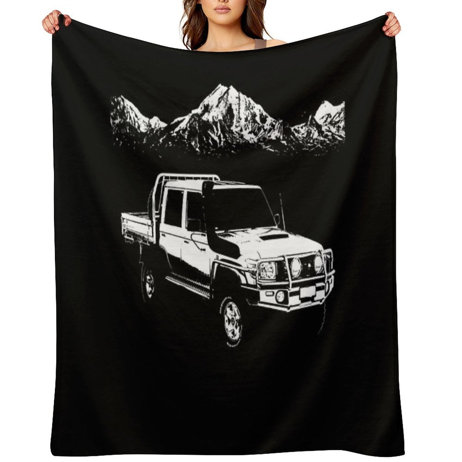 79 Series Toyota Cruiser Premium Throw Blanket