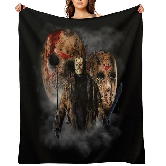 Jason Voorhees Plush Throw Blanket