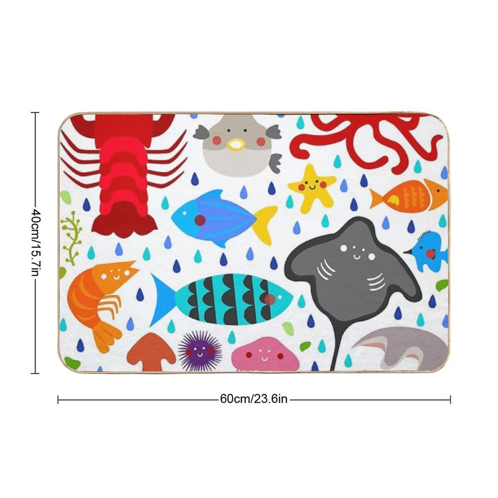 Under The Sea  Anti-Trip Bath Mat