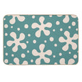 Pretty Mid Century Modern Floral Pattern 843  Versatile Bath Mat
