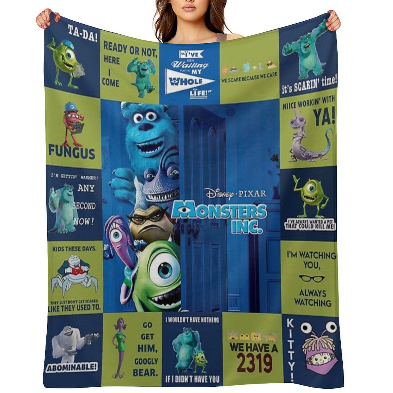 Vegetarian Compact Throw Blanket