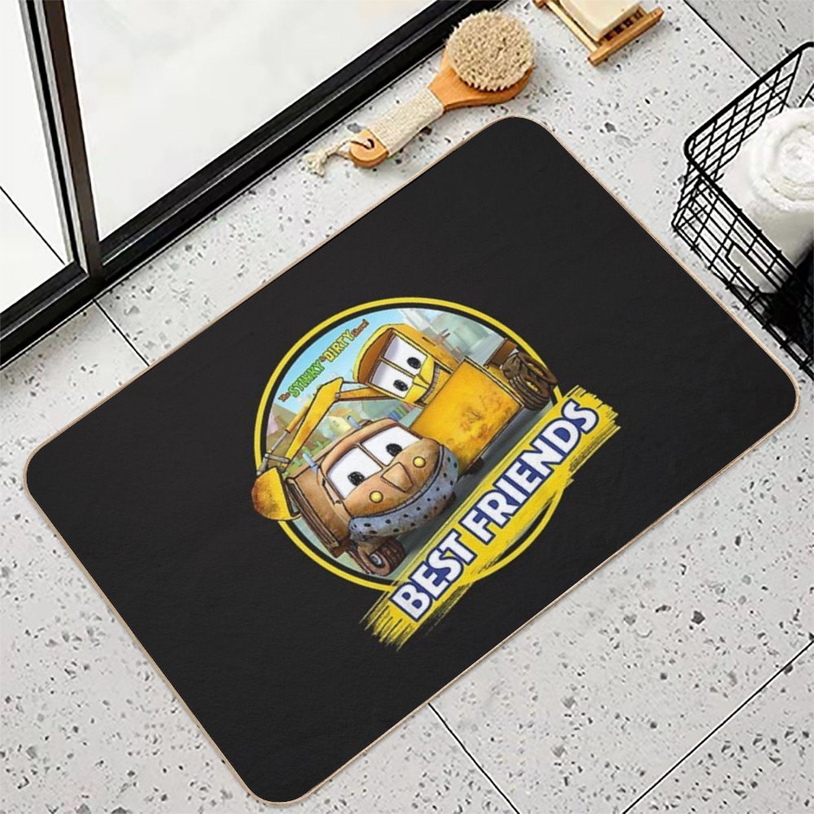 Kids The Stinky And Dirty Show - Best Friends  Non-Slip Bath Mat