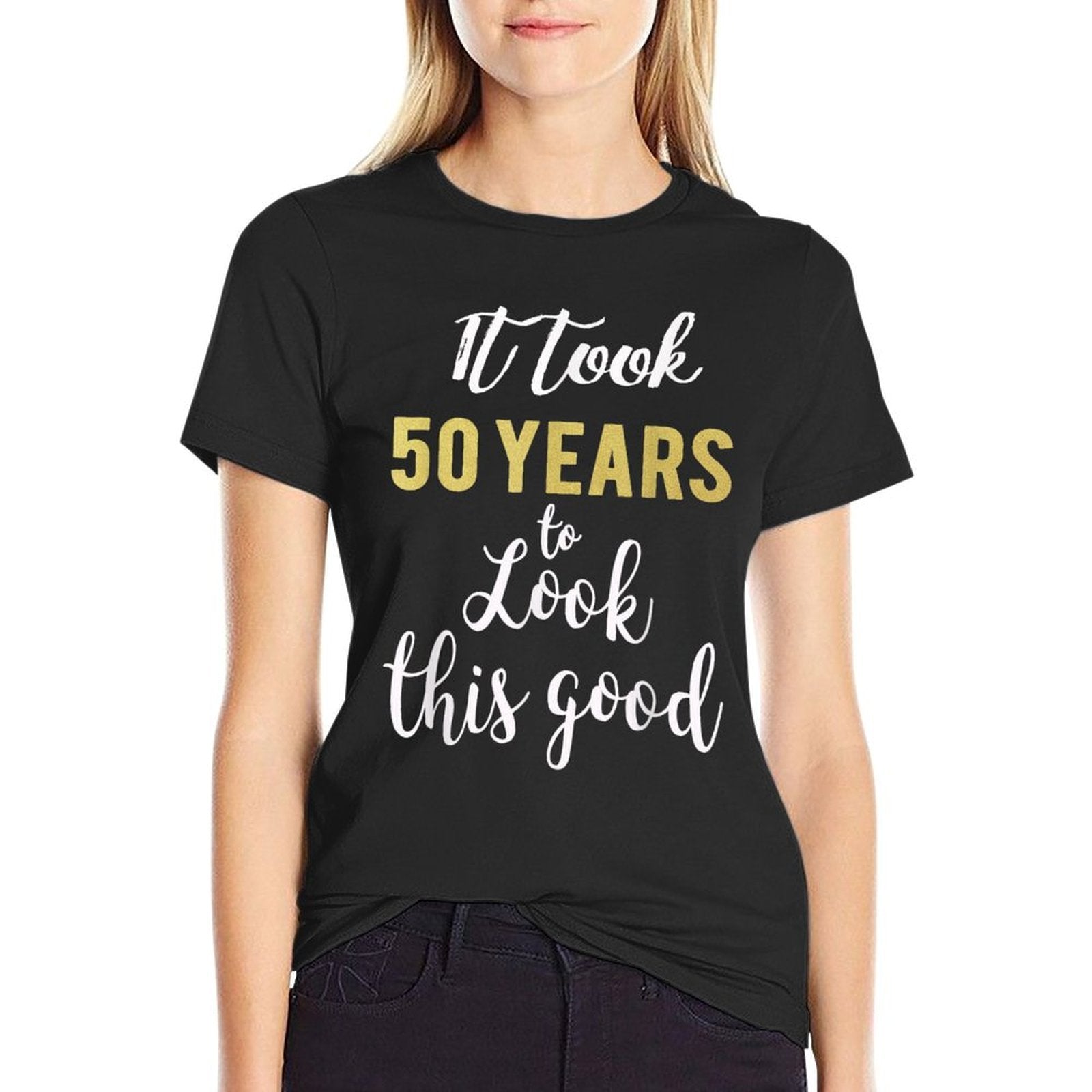 Funny Womens Vintage 50th Birthday Gift 50 Years  Classic T-Shirt