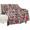 BECAUSE SCHNAUZERS Quick-dry Throw Blanket