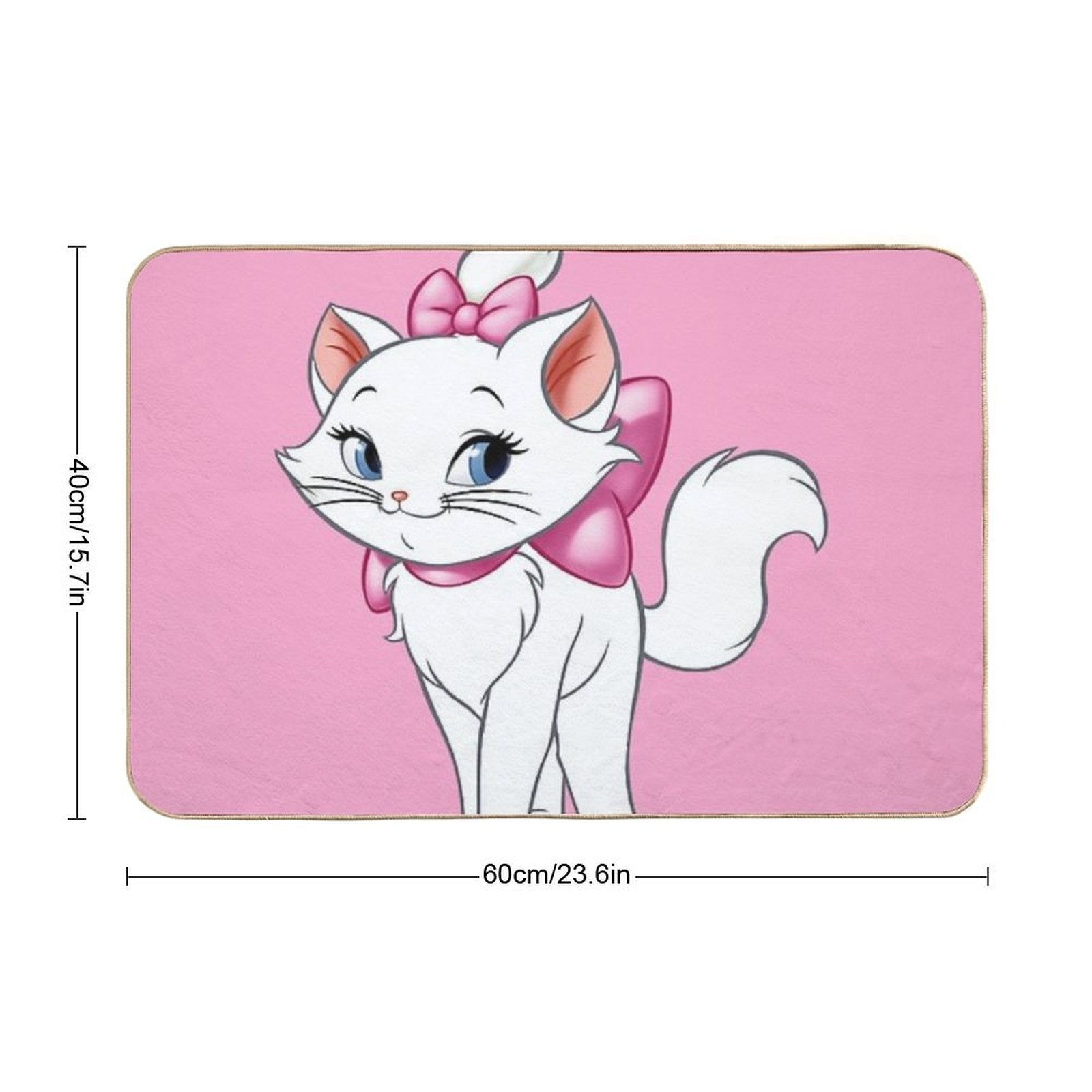 Marie Kitten Durable Bath Mat