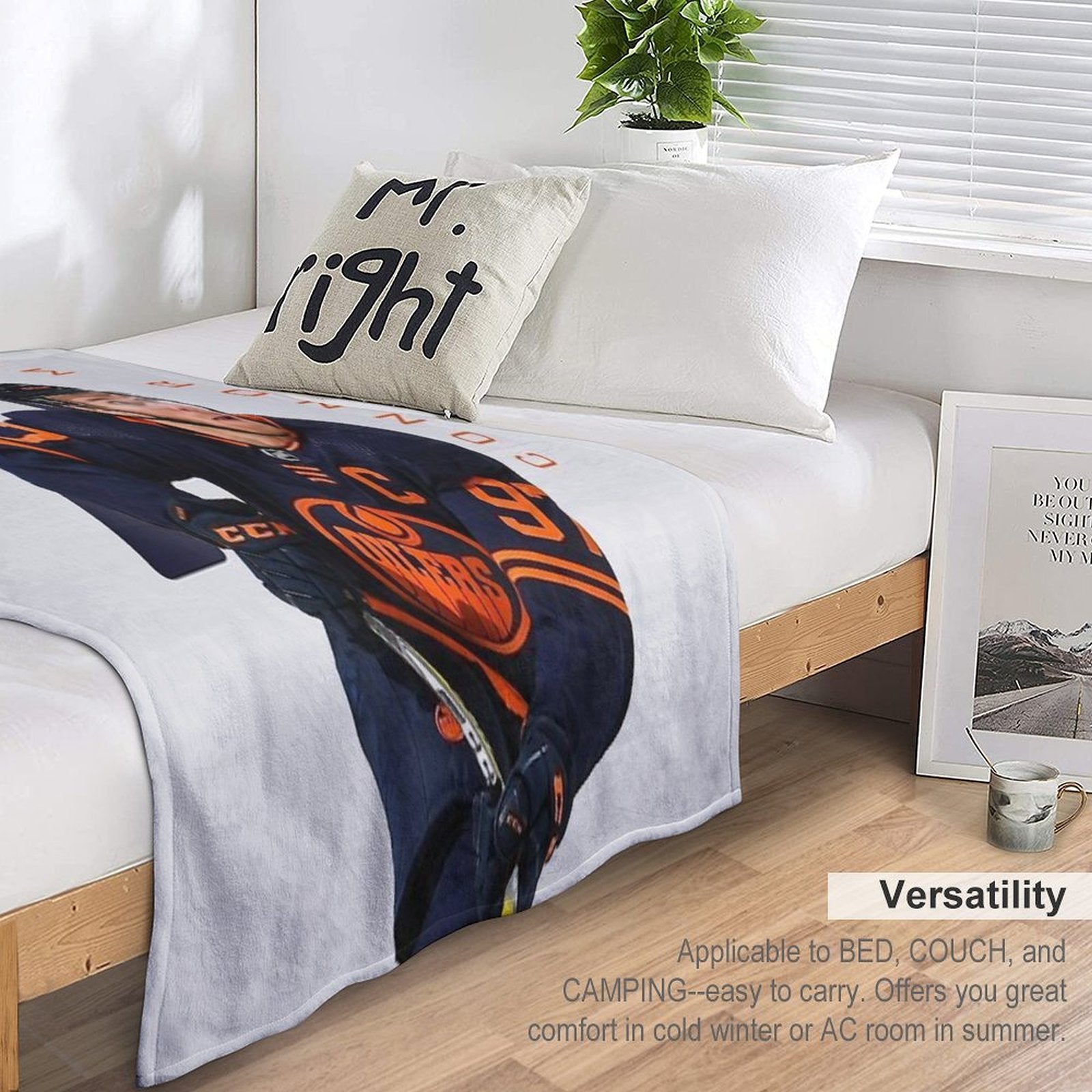 Connor McDavid Premium Throw Blanket