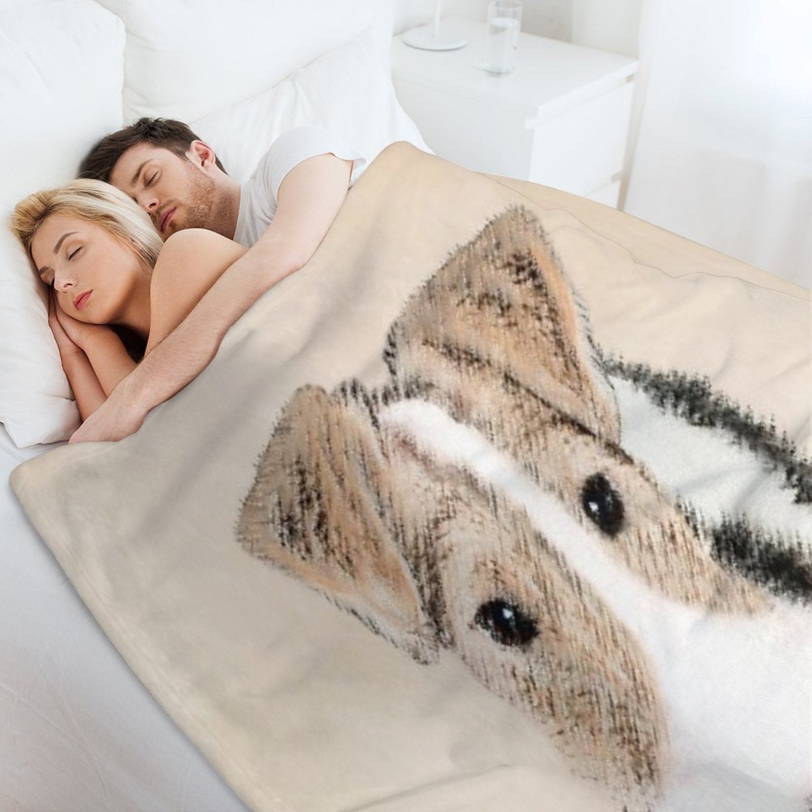 Wire Fox Terrier Durable Throw Blanket