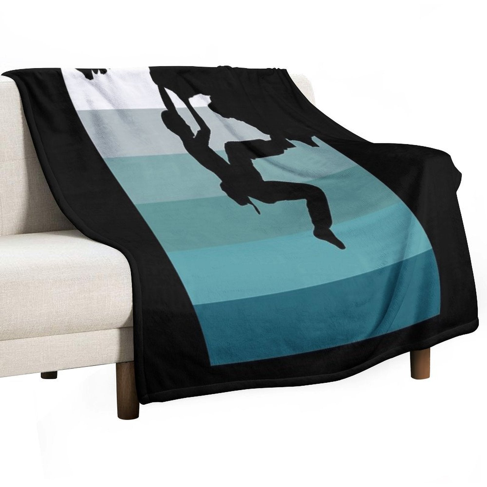 Climbing Bouldering Compact Throw Blanket